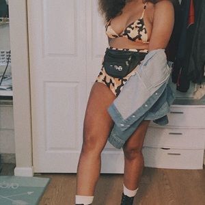 Camo Print Bikini Short Set